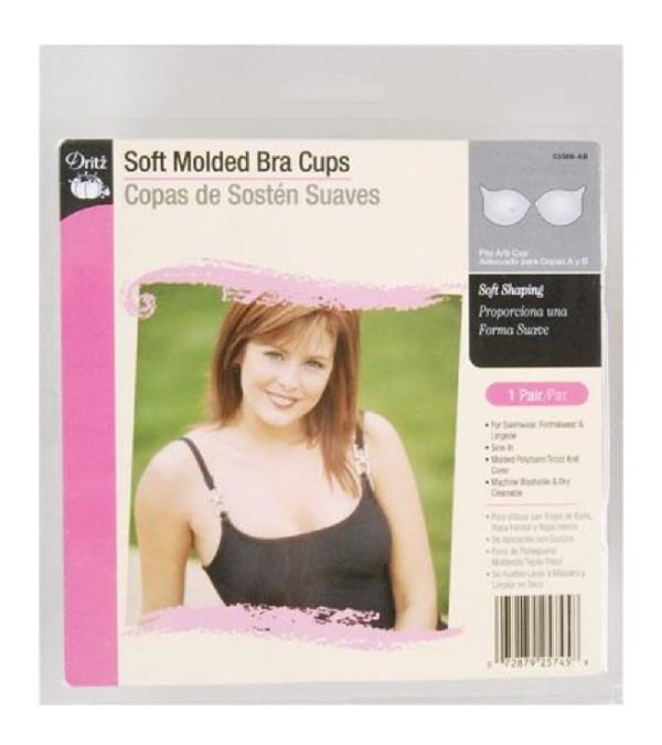 Dritz Soft Molded Bra Cups, Beige